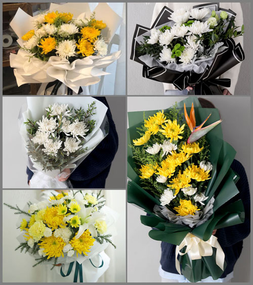 福建福州长乐市吴航街道白事花束代送